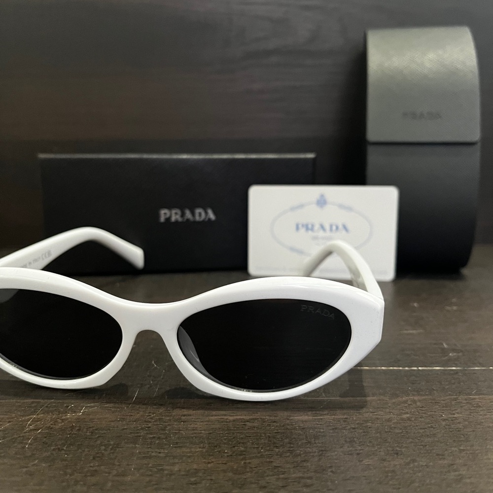 Prada Women white Prada Symbole sunglasses (PR 26ZS)